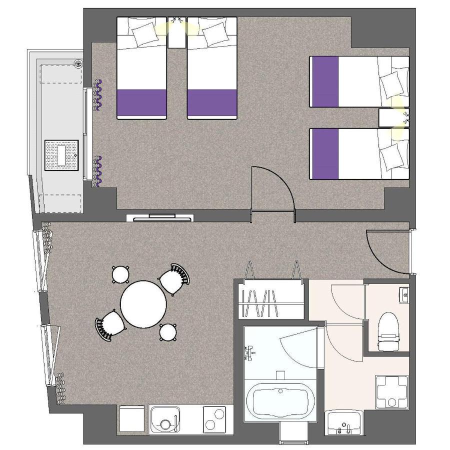 Hotel S-Presso West Осака Номер фото